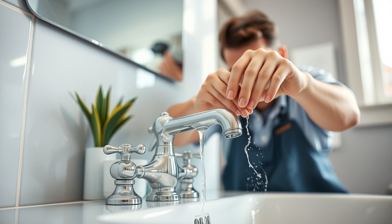 How To Fix A Leaky Bathroom Faucet With Two Handles