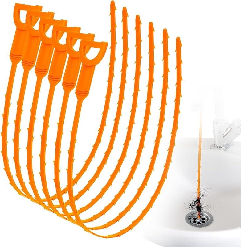 6-Pack Flexible Drain Snake