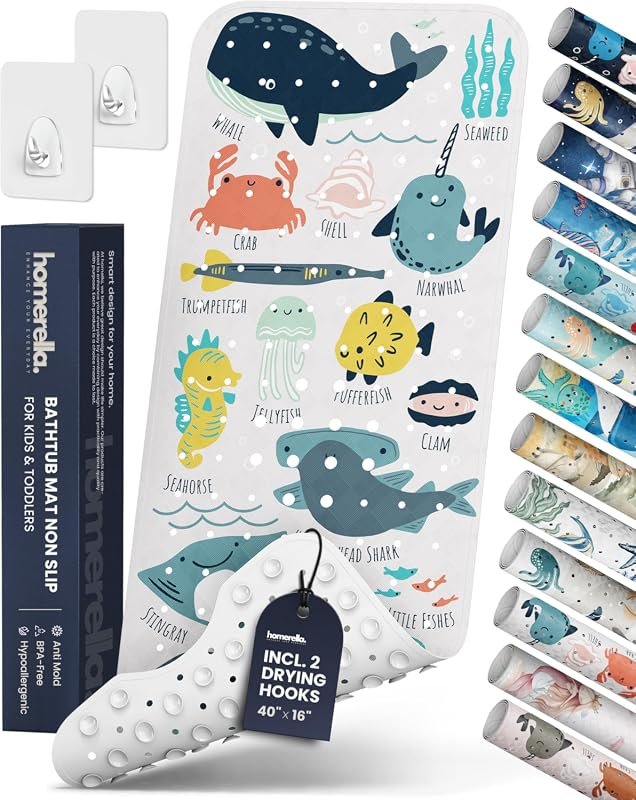 Homerella Ocean Kids Bath Mat