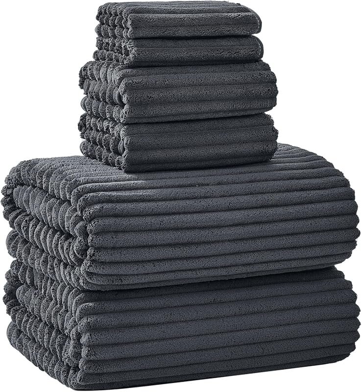 Extra Large 6-Piece Bath Towel Set