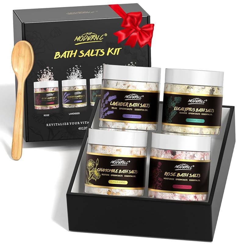 Epsom Salt 4-Piece Gift Set