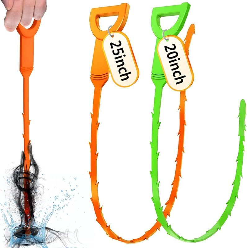 Drain Snake Clog Remover Set