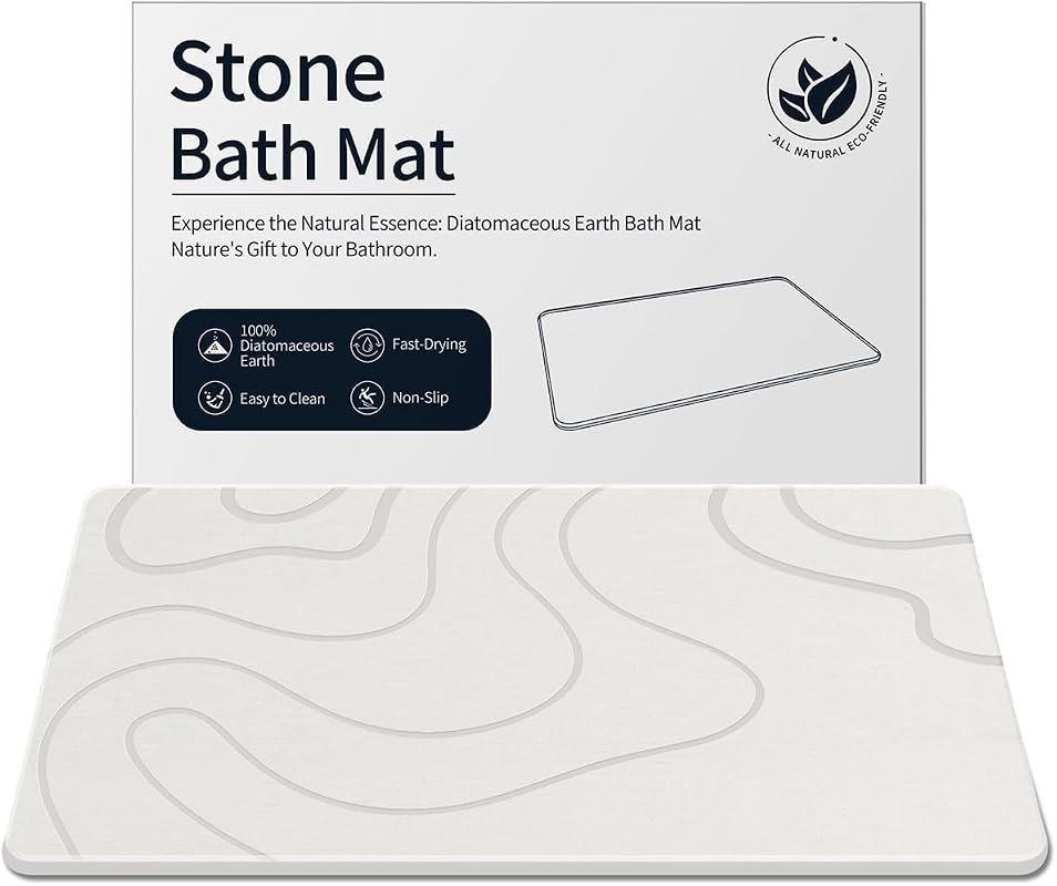 ZIKIBL Stone Bath Mat