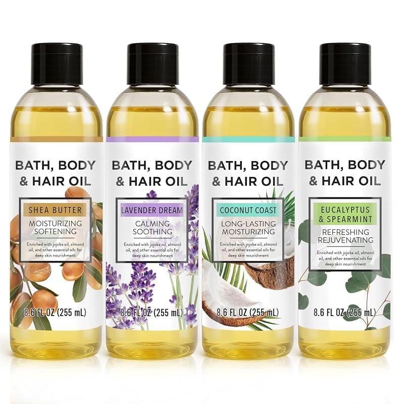 Bath Oil Shea Butter 4-Pack
