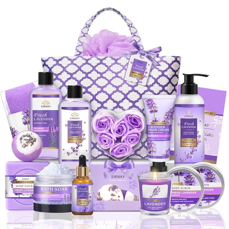 Lavender 17-Piece Spa Gift Set